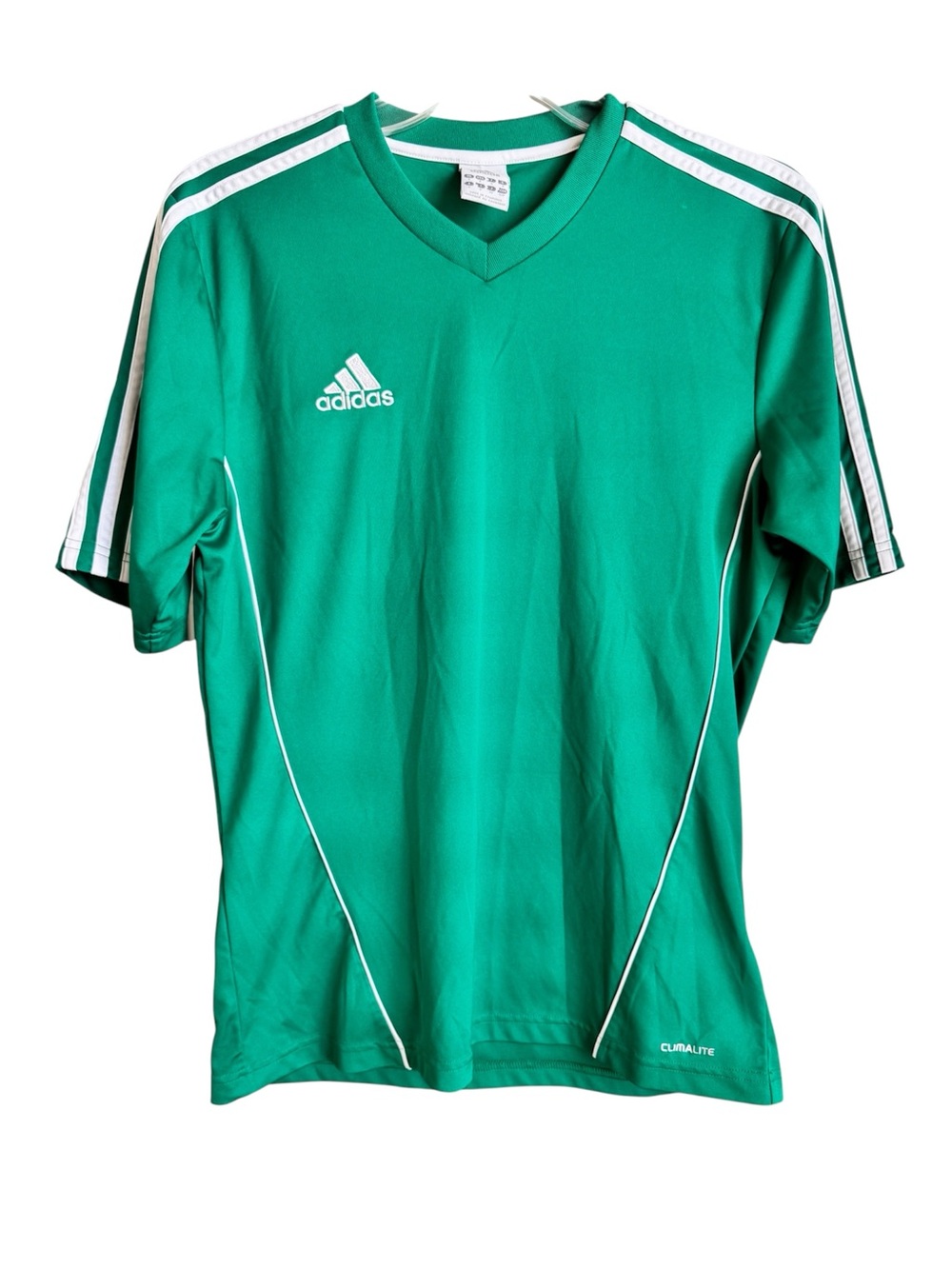 Adidas Climalite Green Athletic T-Shirt Jersey Men’s Small Gym Soccer Training